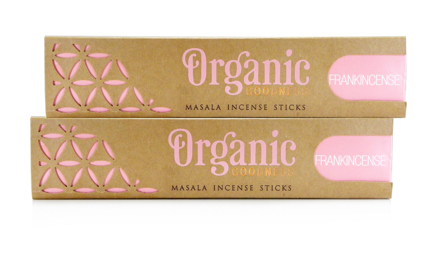 Organic Goodness - Frankincense // Organic Masala Incense 15g box