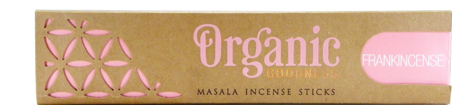 Organic Goodness - Frankincense // Organic Masala Incense 15g box