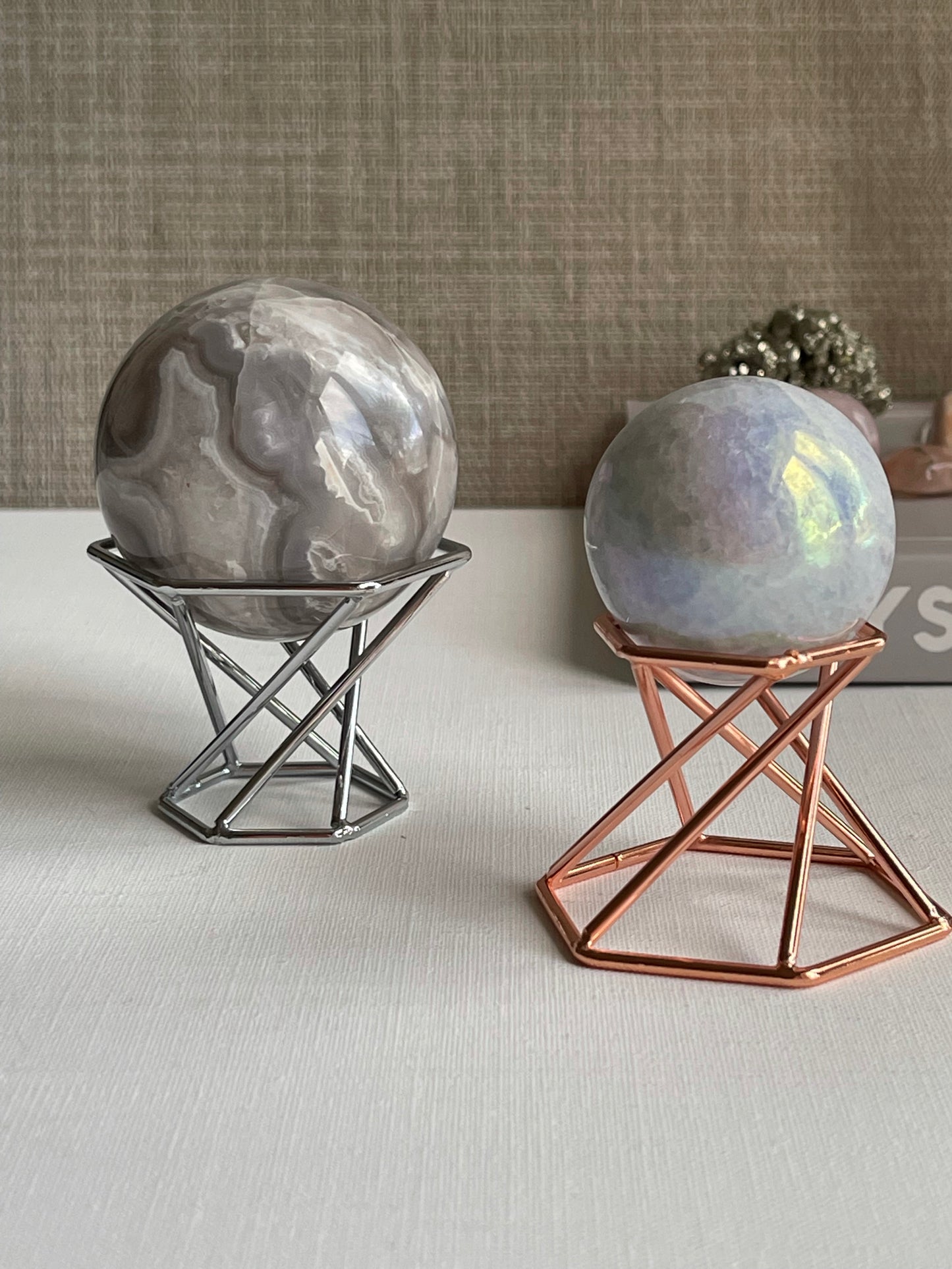 Metal Sphere Stand || Hexagon