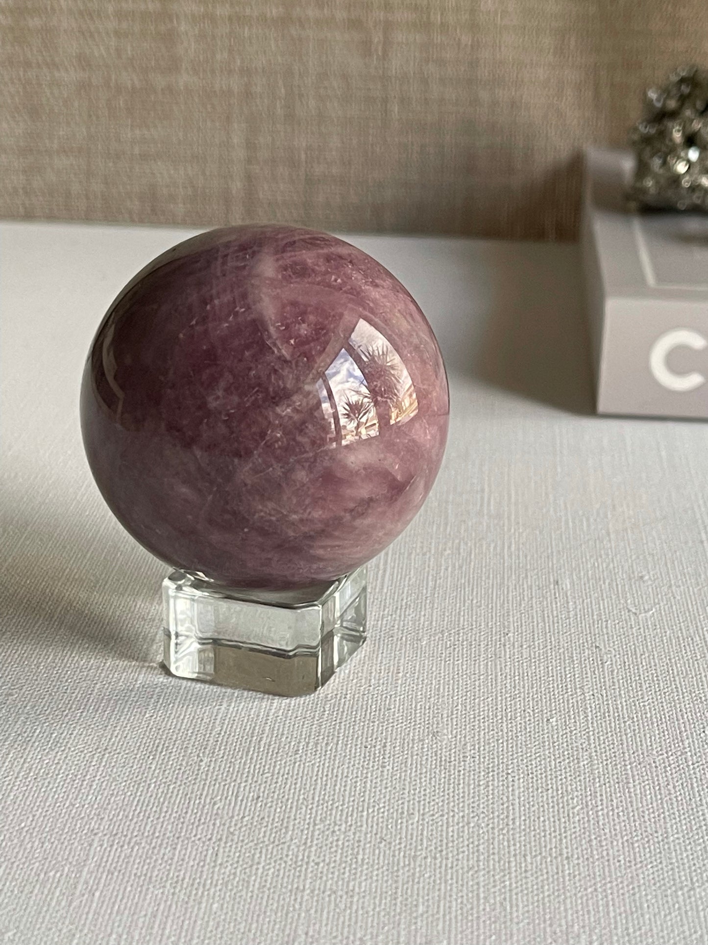 Lavender Rose Quartz Sphere || Trust