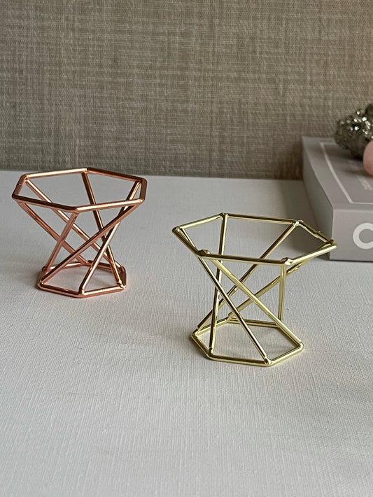 Metal Sphere Stand || Hexagon