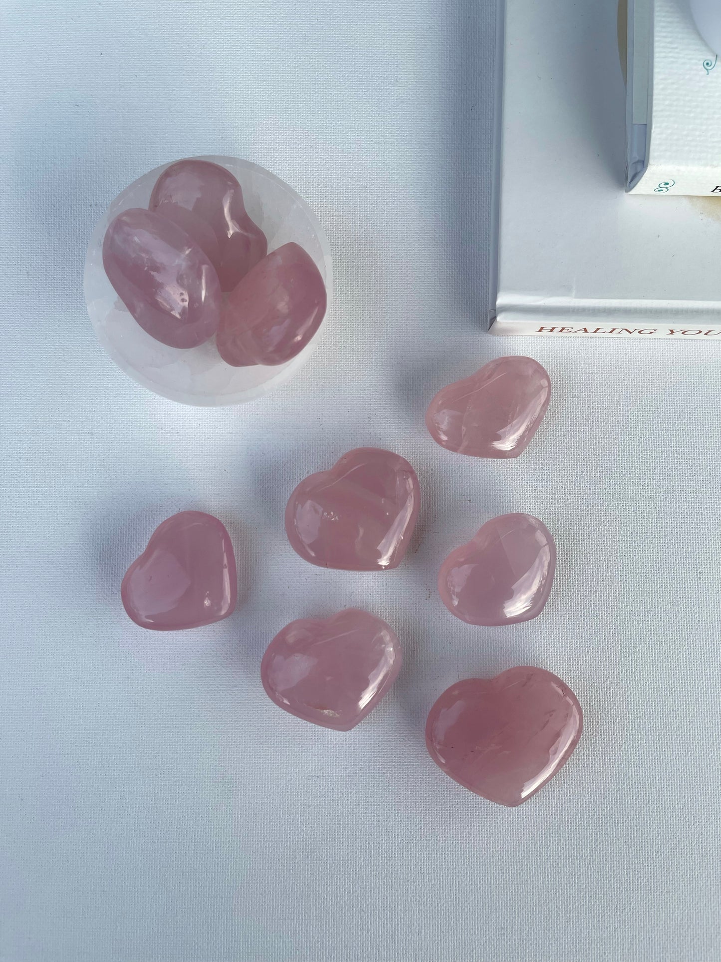 Rose Quartz Hearts || Unconditional Love