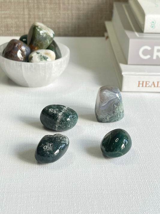 Moss Agate Tumbles || New Beginnings