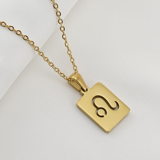 Leo Zodiac Necklace || 18k Gold Plated