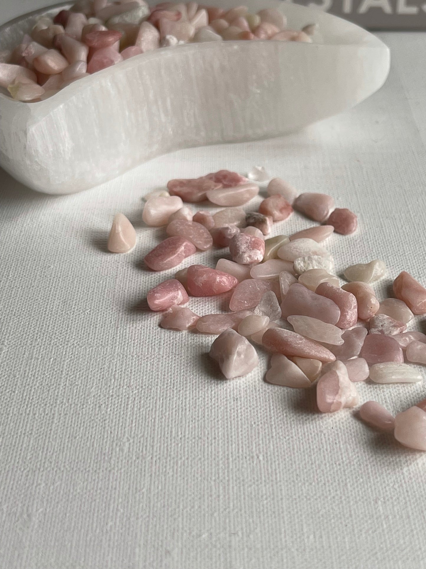 Pink Opal Crystal Chips (.100g) || Empathy