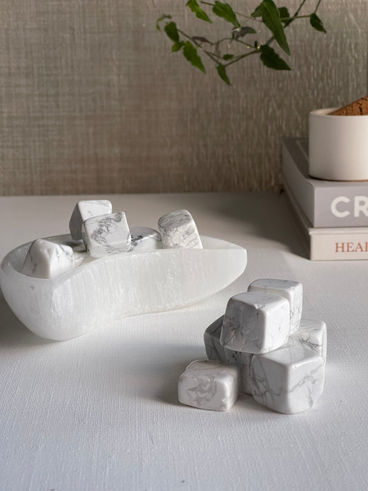 Howlite Cubes || Creativity