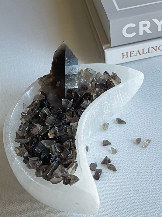 Smoky Quartz Crystal Chips (.100g) || Grounding