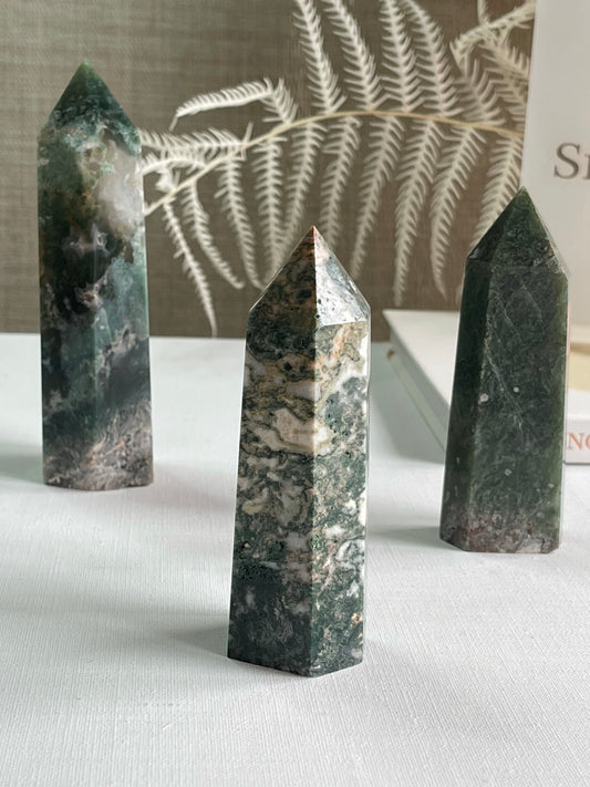 Moss Agate Points || New Beginnings