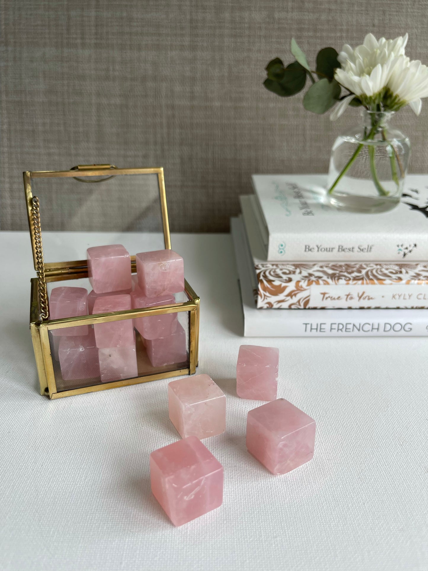 Rose Quartz Cubes || Unconditional Love