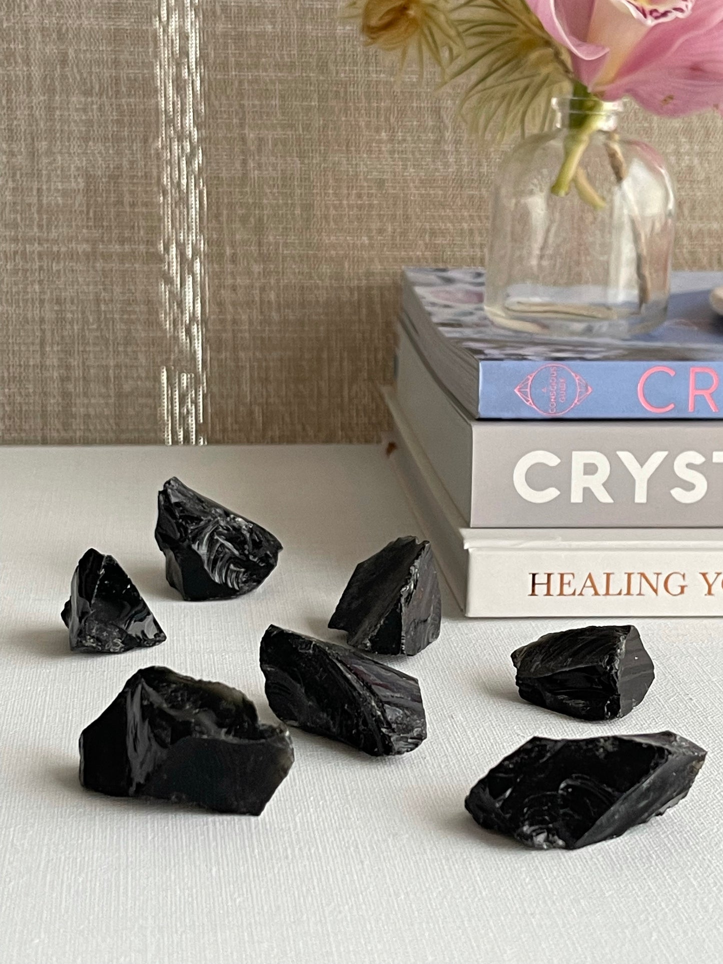 Black Obsidian Rough || Healing