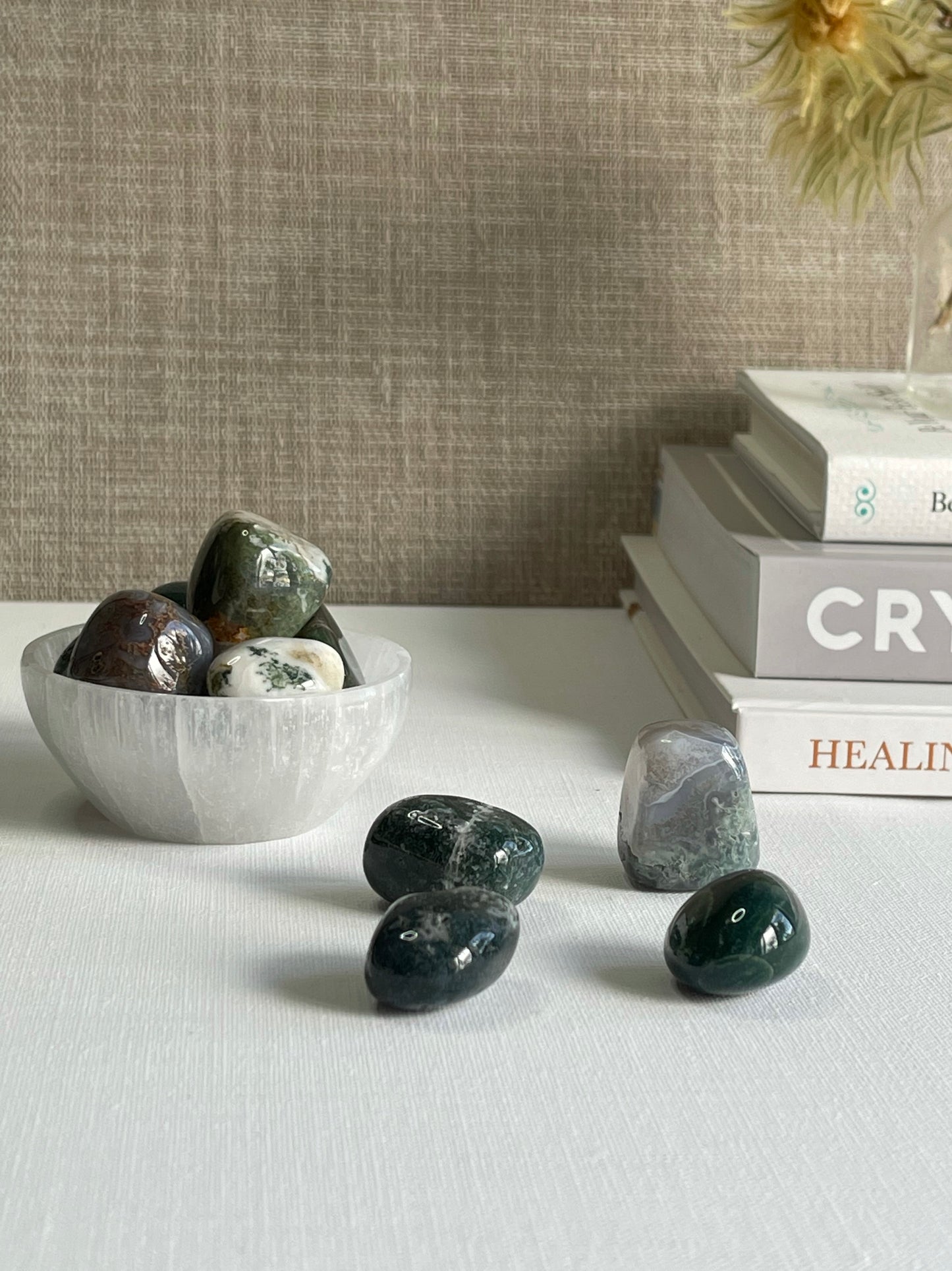 Moss Agate Tumbles || New Beginnings