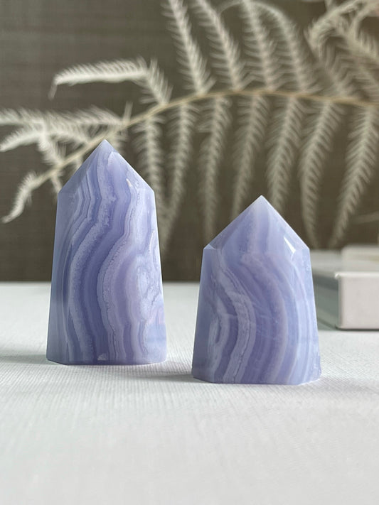 Blue Lace Agate Points || Hope