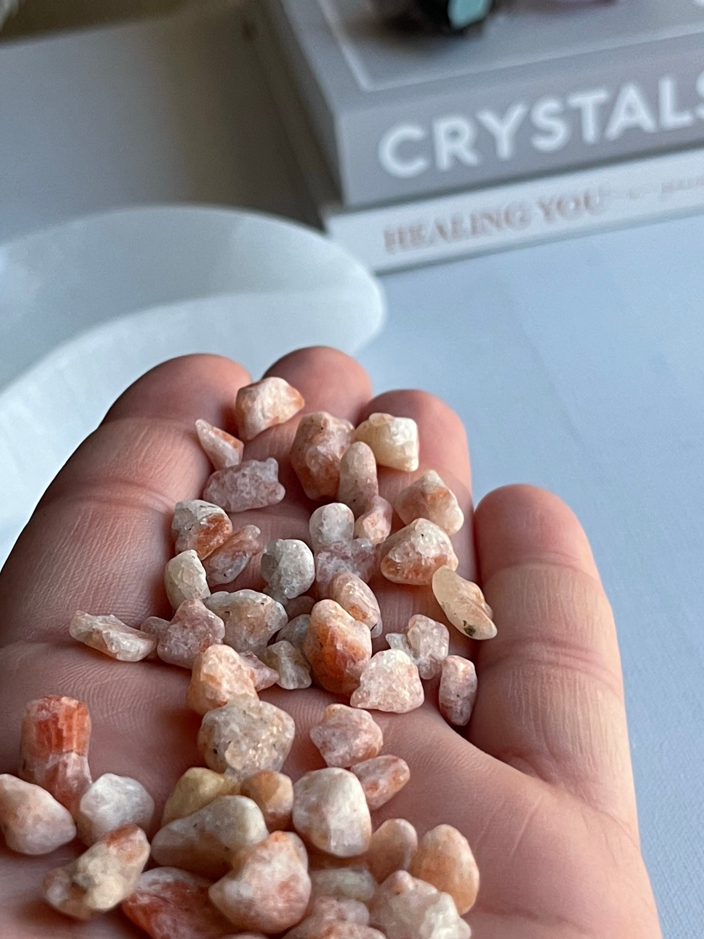 Sunstone Crystal Chips (.100g) || Luck